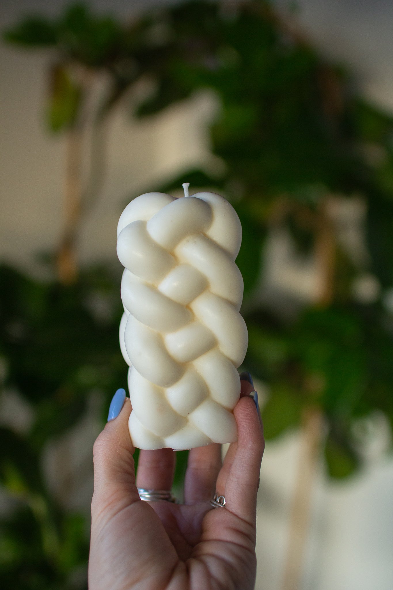 Alena | Weave Pillar Candle