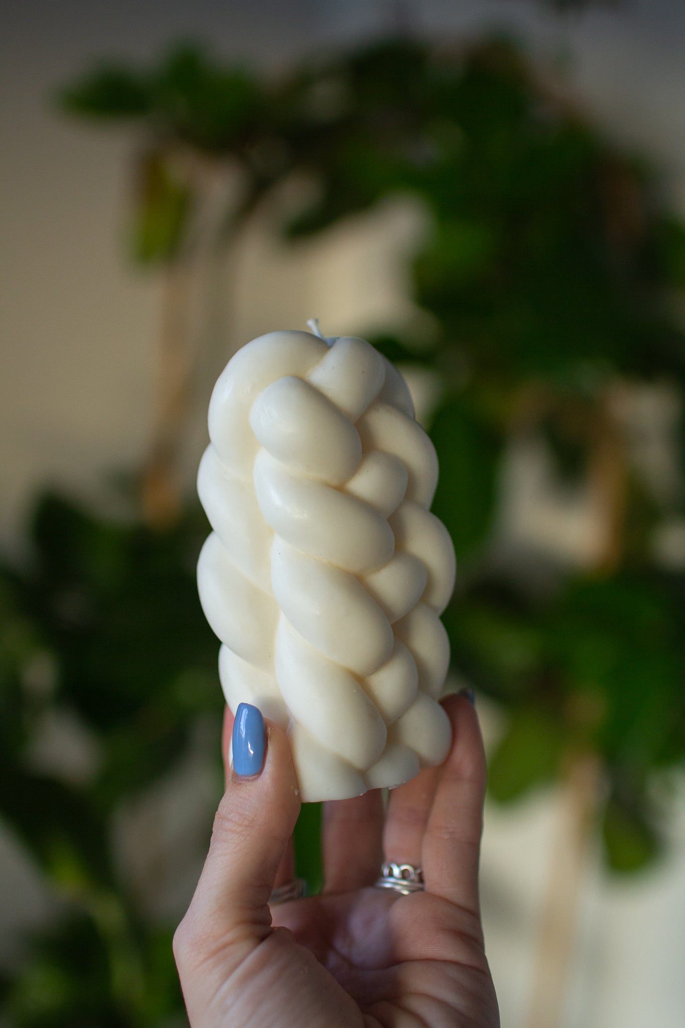 Alena | Weave Pillar Candle