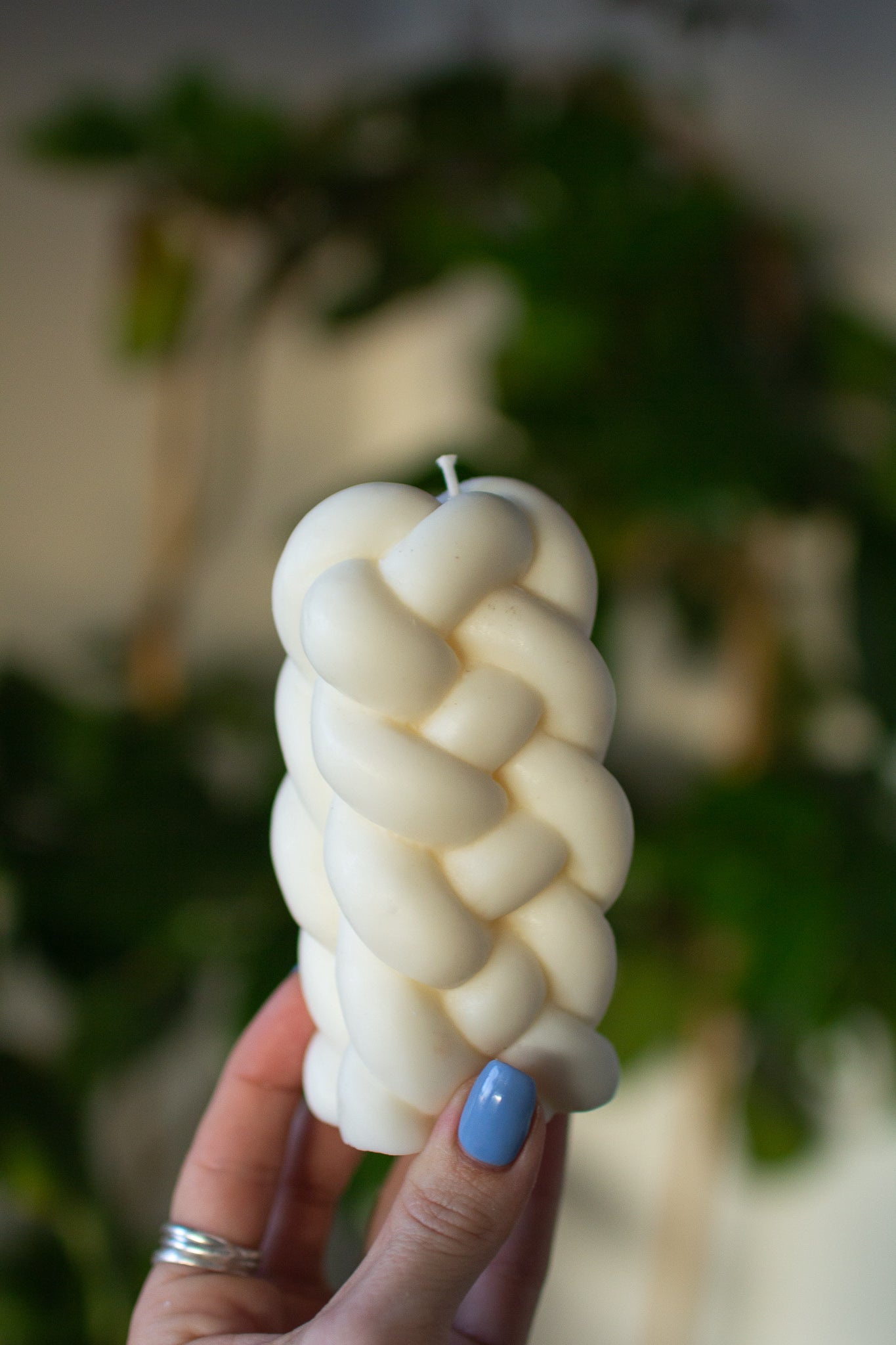 Alena | Weave Pillar Candle