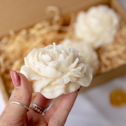 Little P Box Set | Peony Flower Candles